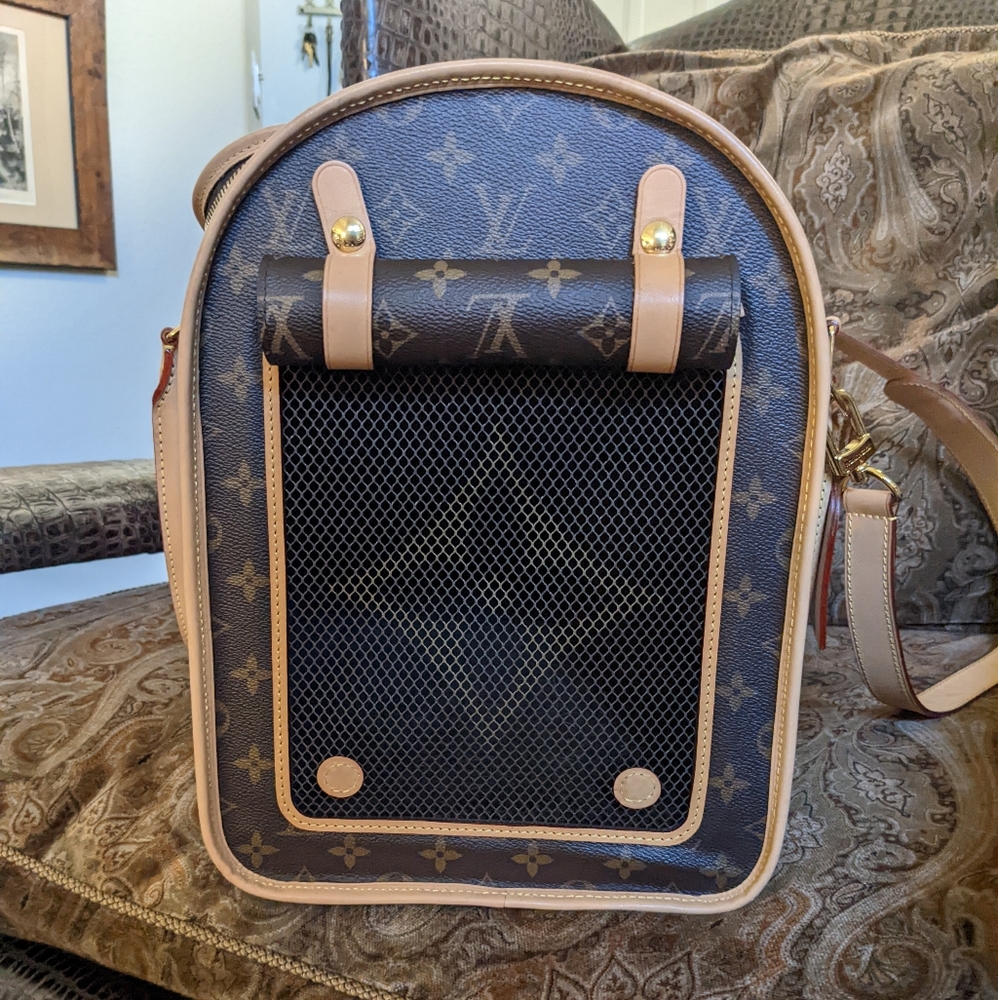 💯 authentic LV dog bag!